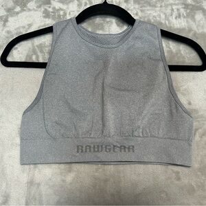 Rawgear High Neck Sports Bra Women’s Grey No Padding